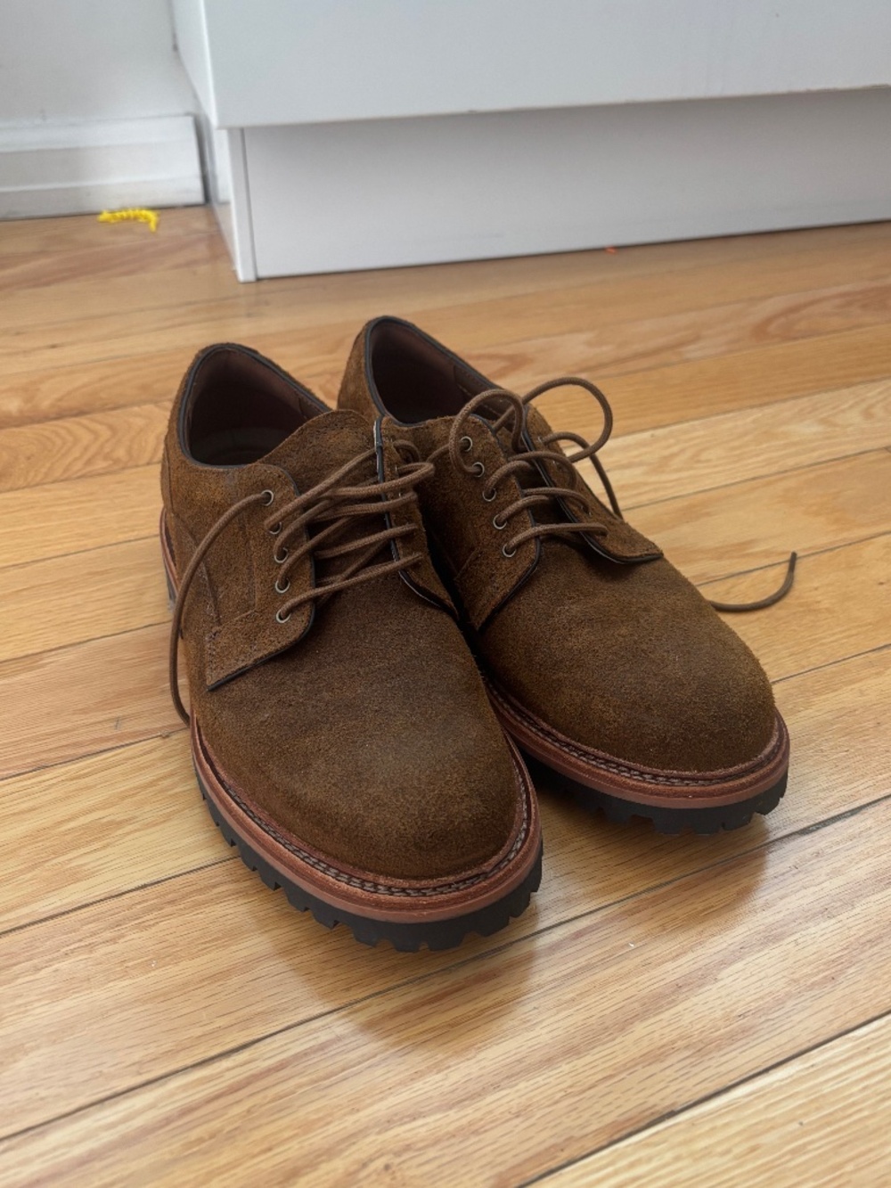 Clark Mens Oxford brown shoes, 10